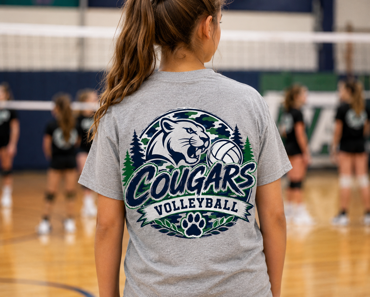 CMS Cougars Volleyball Spirit Week T's