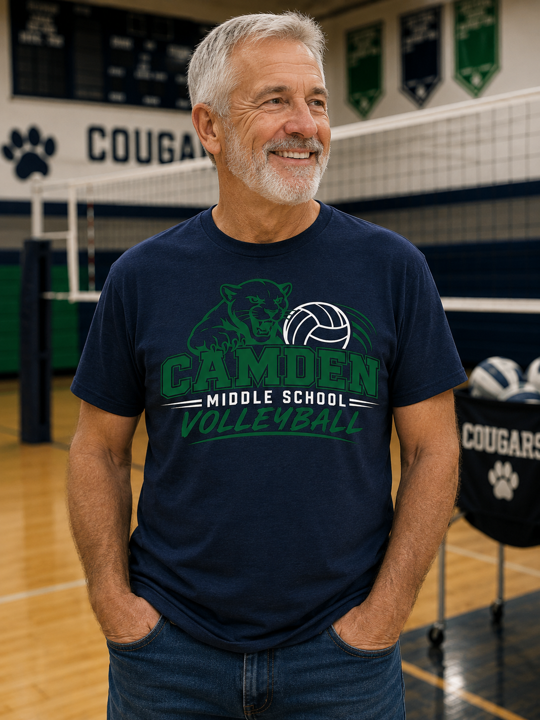 Cougar Volleyball Tee