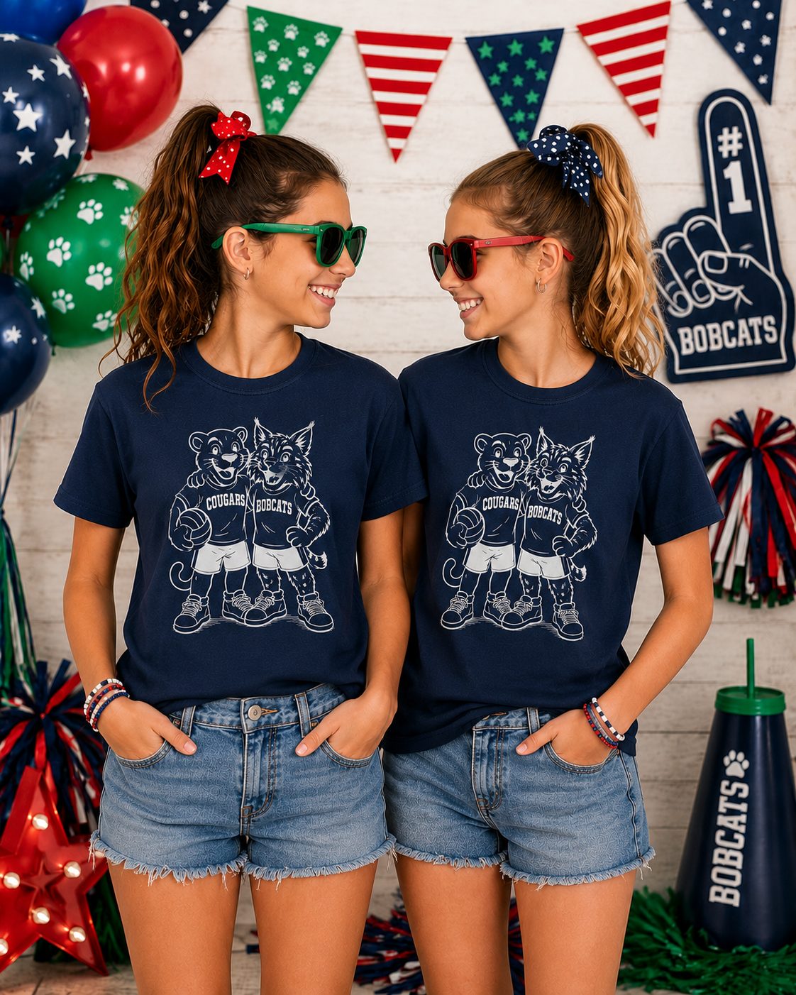 Bobcat and Cougar Friend Tee