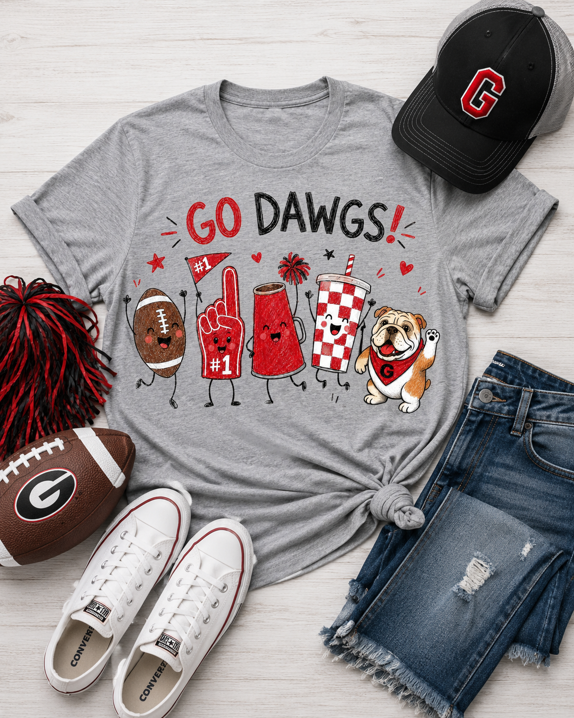 Game Day Doodle Tee